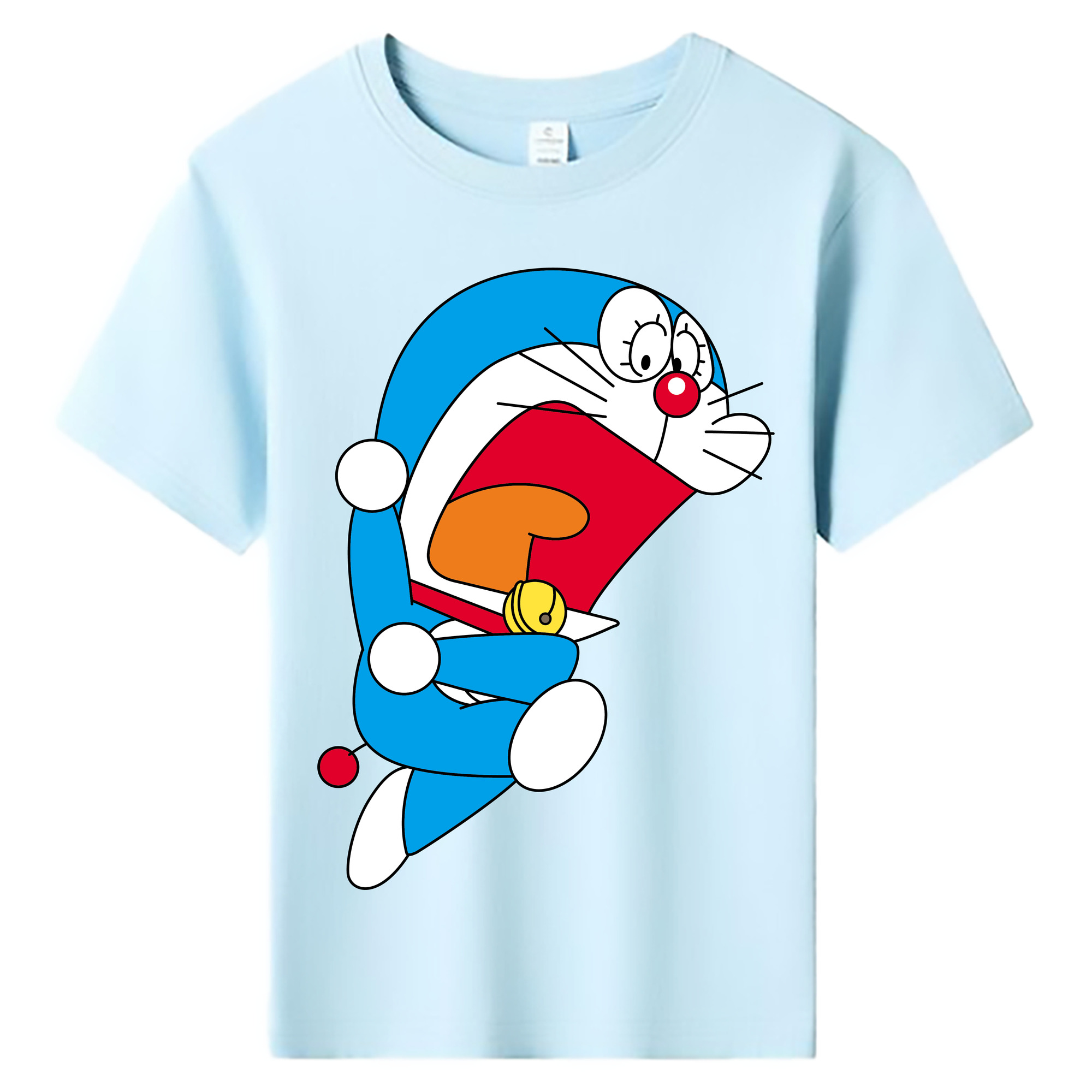 （画像用） ドラえもん Doraemon 綿100％キッズTシャツ（フロントプリント）